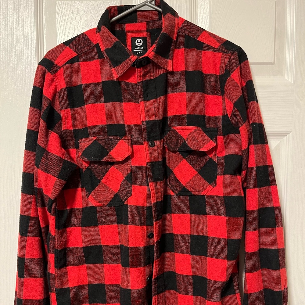 Amnesia Red/Black Flannel